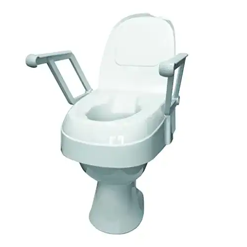 Toilettensitzerhöhung mit Armlehnen von Drive Medical
