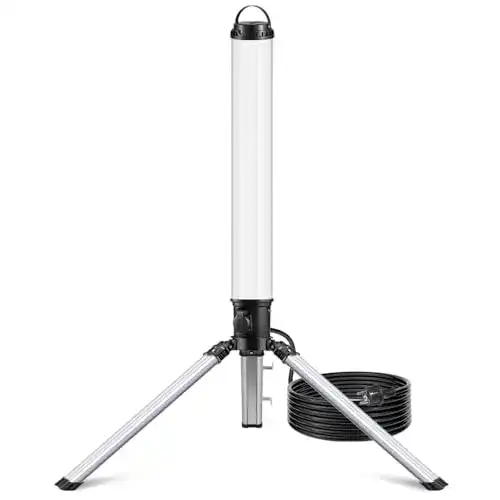 LED Tower Baustrahler Kalwason 150W mit Stativ und 360° Lichtauslass