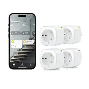 HomeKit Steckdose Eve Energy (Matter) 4er Set Smarte Steckdose