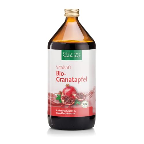 Granatapfelsaft von Kräuterhaus Sanct Bernhard im Vergleich
