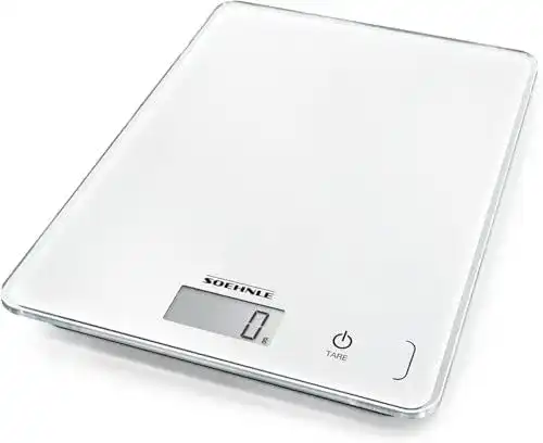 Digitale Küchenwaage Soehnle Page Compact 300 in Weiß bis 5 kg
