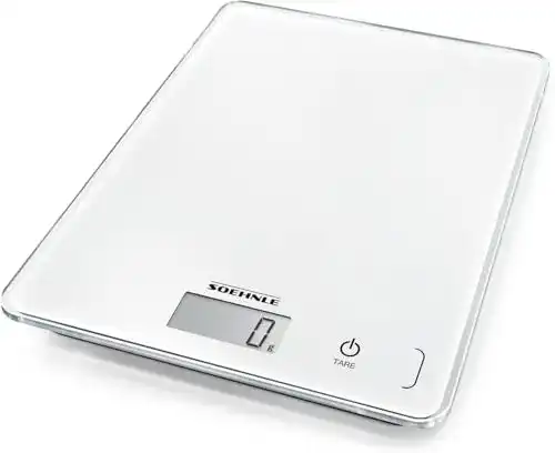 Digitale Küchenwaage Soehnle Page Compact 300 in Weiß bis 5 kg