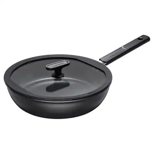 Fiskars Sautierpfanne mit Deckel Hard Face 28 cm