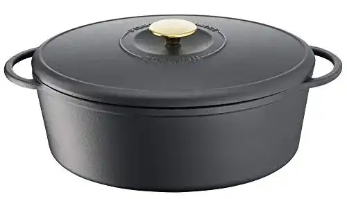 Tefal Pierre Gagnaire Heritage E2230604 Bräter aus Stahlguss, oval