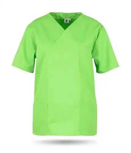 Kasack Beb Schlupf Apple Unisex für Damen und Herren mit V-Ausschnitt