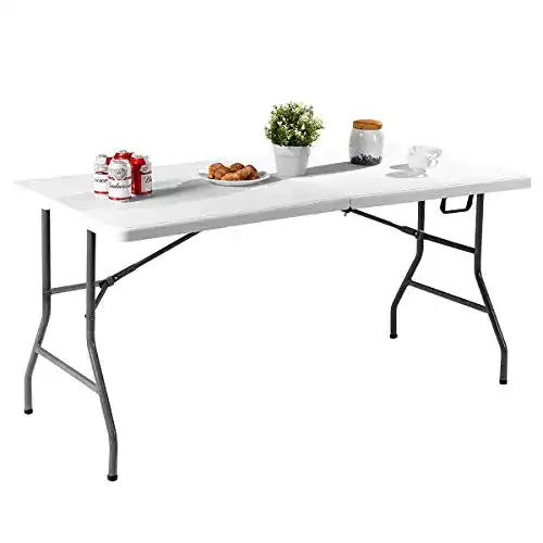 Koffertisch Costway klappbar 153×74 cm für Garten und Camping