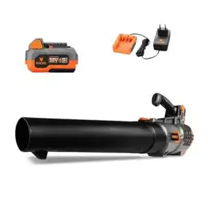 Akku-Laubbläser Fuxtec 20V FX-E1LB20 mit 4Ah Akku und Ladestation