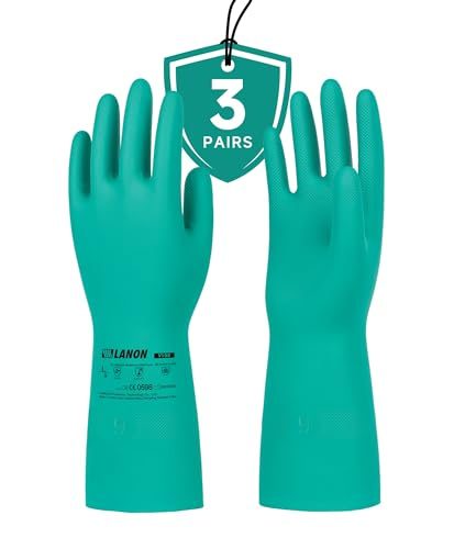 Gummihandschuhe Lanon Protection – Chemikalienschutzhandschuhe in 3 Paar