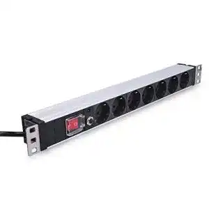 19 Zoll Steckdosenleiste kwmobile 19″ PDU mit 7 Steckdosen