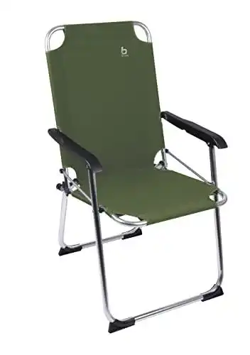 Campingstuhl Bo-Camp Alu Klappstuhl für Angler und Outdoor-Aktivitäten