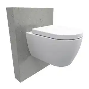 Wand-WC Bernstein NT2038 spülrandlos in Weiß für Gäste-WCs