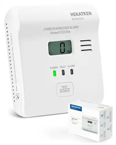 Hekatron KonexXt CO One Kohlenmonoxidmelder mit 10 Jahren Batterielaufzeit