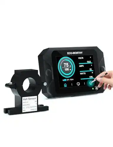 Eco-Worthy Batteriemonitor 300A für 12V-48V Batterien