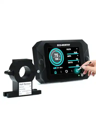 Eco-Worthy Batteriemonitor 300A für 12V-48V Batterien