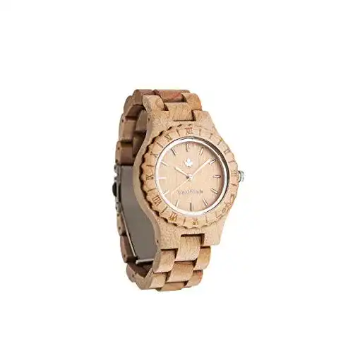 Holzuhren WoodWatch Lotus Maple für Damen Armbanduhr aus Holz