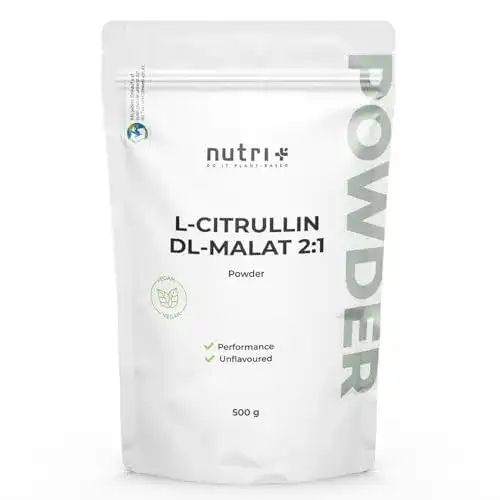 Citrullin Nutri L-Malat Pulver 500 g, hochdosiert, vegan, rein
