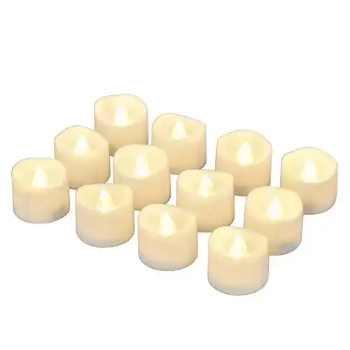 LED Teelichter von eLander mit Timer-Funktion und flammenlosem Design