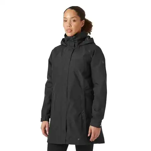 Regenjacke für Damen Helly Hansen Aden langer Regenmantel