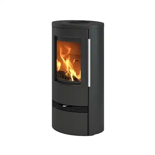 Termatech Kaminofen TT21RL Stahl 5 kW Schwarz – Funktionales Design