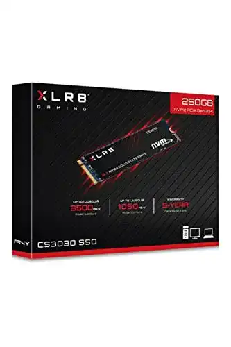 M.2-SSD 256 GB PNY XLR8 CS3030 NVMe Interne SSD