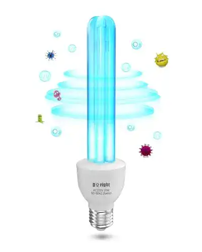 Desinfektionslampe Doright LED UV Lampe mit Ozon 25W für Desinfektion