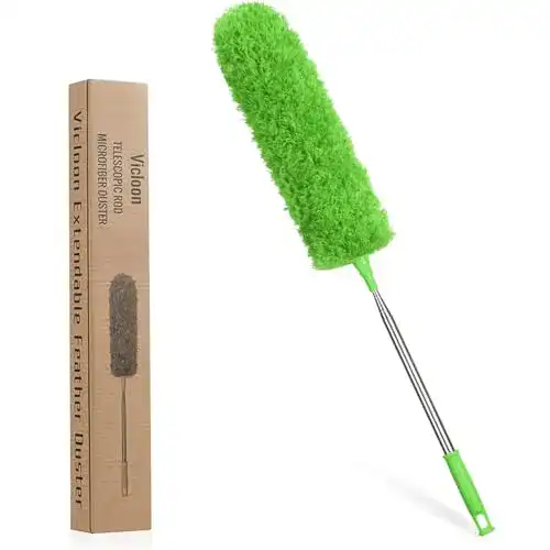 Staubwedel Vicloon Teleskop mit Mikrofaser bis 243 cm