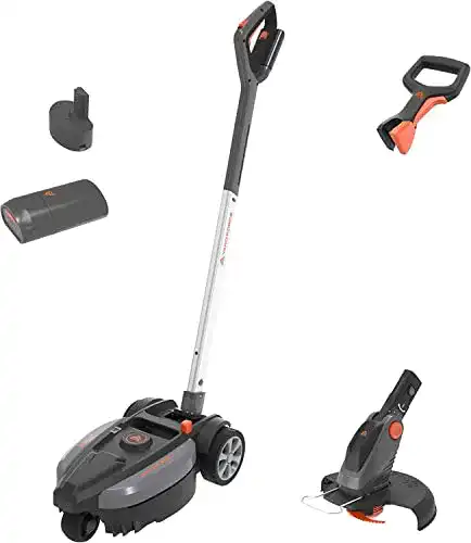 Yard Force iFlex 23 cm Akku-Rasenmäher mit Mulchblatt und Rasentrimmer