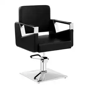 Friseurstuhl Physa Bristol hydraulisch in Schwarz mit 360° Drehung