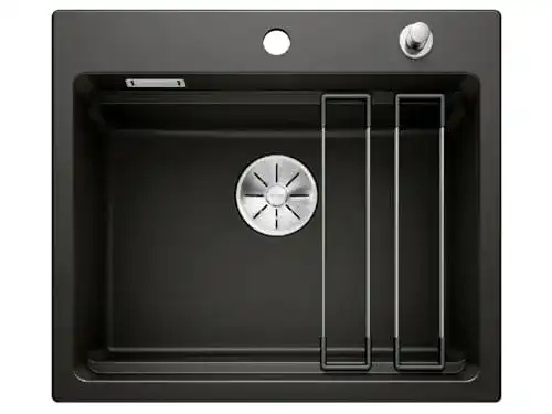 Blanco Spüle Etagon 6 Keramik Schwarz für 60 cm breite Unterschränke