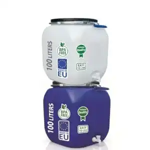Kunststofffass Agrohit Weithalsfass 100 Liter Futtertonne