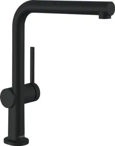 Küchenarmatur Hansgrohe Talis M54 in Schwarz mit Auslaufhöhe 270 mm