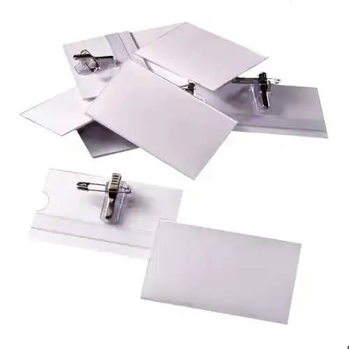 Namensschild Herlitz 8770554 Kombiklemme 54×90, 10 Stück