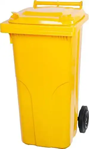 Gelbe Mülltonne Proregal 2-Rad-Mülltonne MGB aus HDPE-Kunststoff
