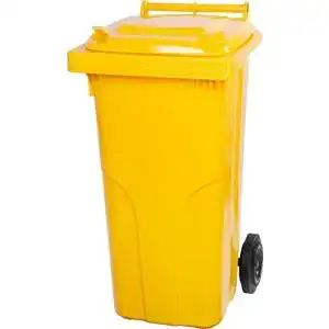 Gelbe Mülltonne Proregal 2-Rad-Mülltonne MGB aus HDPE-Kunststoff