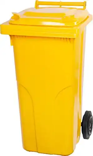 Gelbe Mülltonne Proregal 2-Rad-Mülltonne MGB aus HDPE-Kunststoff