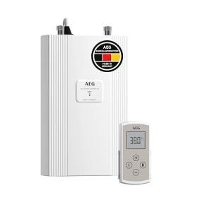 Durchlauferhitzer mit Fernbedienung von AEG Elektronischer Kompakt-Durchlauferhitzer