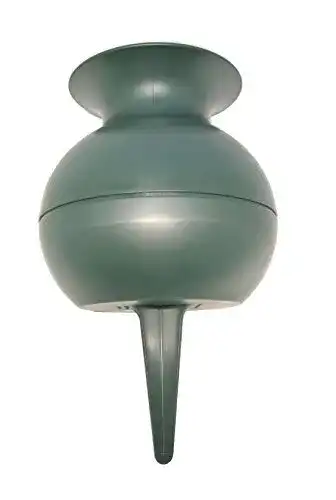 Grabvase Schreiber Deko 27 cm Runde Friedhofsvase aus Kunststoff