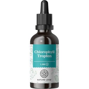 Chlorophyll Tropfen Nature Love aus Alfalfa mit 200mg Chlorophyllin