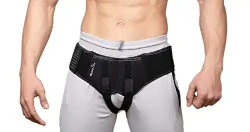 Leistenbruch Gürtel Wonder Care Schwarz für inguinale Hernien
