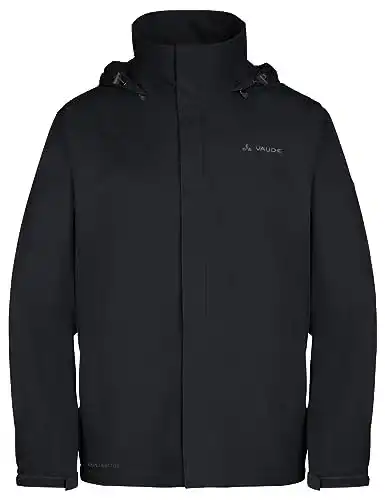 Regenjacke Herren Vaude Escape Light Jacket in Schwarz, Größe L EU
