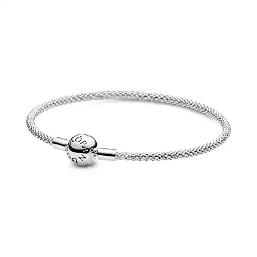Pandora Moments Mesh-Armband aus Sterling-Silber