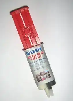 Flüssigmetall Wekem WS-362 Doppelspritze 25 ml für Reparaturen