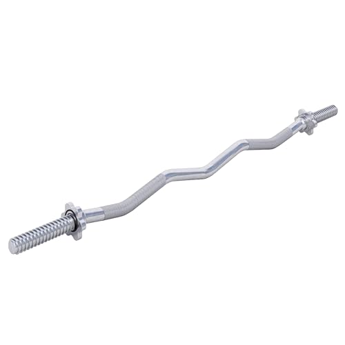 Gorilla Sports SZ Curlstange 30mm, 120cm mit Sternverschlüssen, bis 180kg