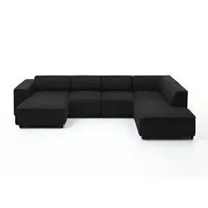 U-Sofa Atlantic Home Collection Wohnlandschaft Ecksofa Bulky