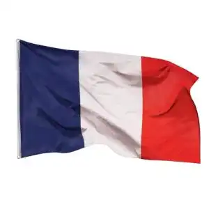 Frankreich Flagge 250×150 cm mit Messing-Ösen aus 100% Polyester