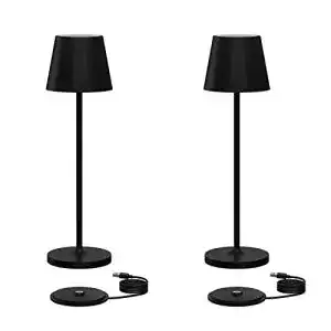 Akku-Tischlampe Klighten im 2er Set mit dimmbarer LED-Funktion