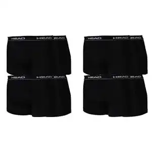 Boxershorts HEAD Herren 841001001 im 8er Pack, Schwarz, Größe L