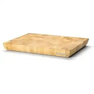 Hackblock Continenta Profi aus Gummibaum Stirnholz, 48 x 36 x 7,3 cm