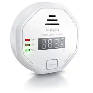Kohlenmonoxidmelder Brandson CO Alarm mit LCD Display und 85 dB Alarm
