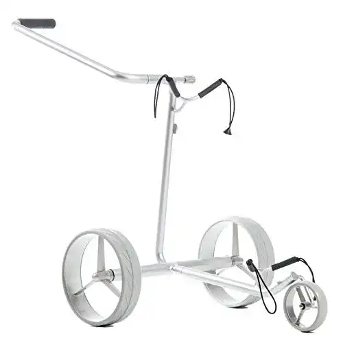 Elektro Golf Trolley JuStar Silver in Titansilber
